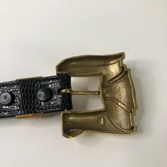 Reptilia Black Lizrd Belt & Red Alligator Belt 30 main image 11